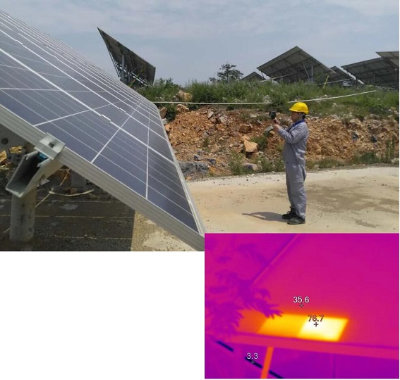 FLIR紅外熱像儀大麵積掃描光伏板，能及時檢測到異常熱點.jpg